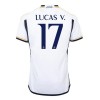 Maglia ufficiale Real Madrid Lucas V. 17 Casa 2023-24 per Uomo